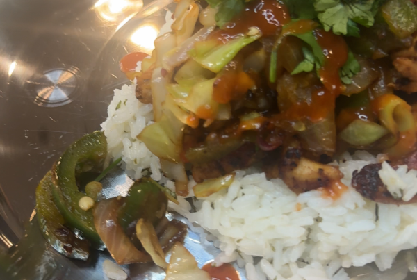 Healthy Chopped Chicken Jalapeño & Cabbage Bowls