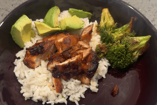 Honey Sriracha Chicken Thighs with Sesame Glaze